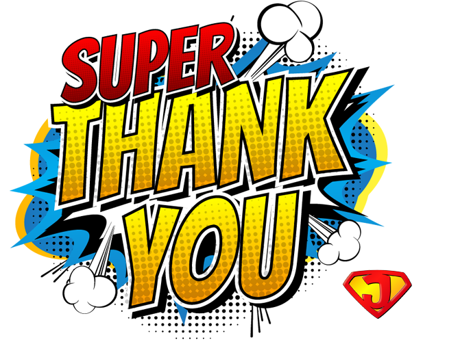super-thanks Super thanks from Super Joe